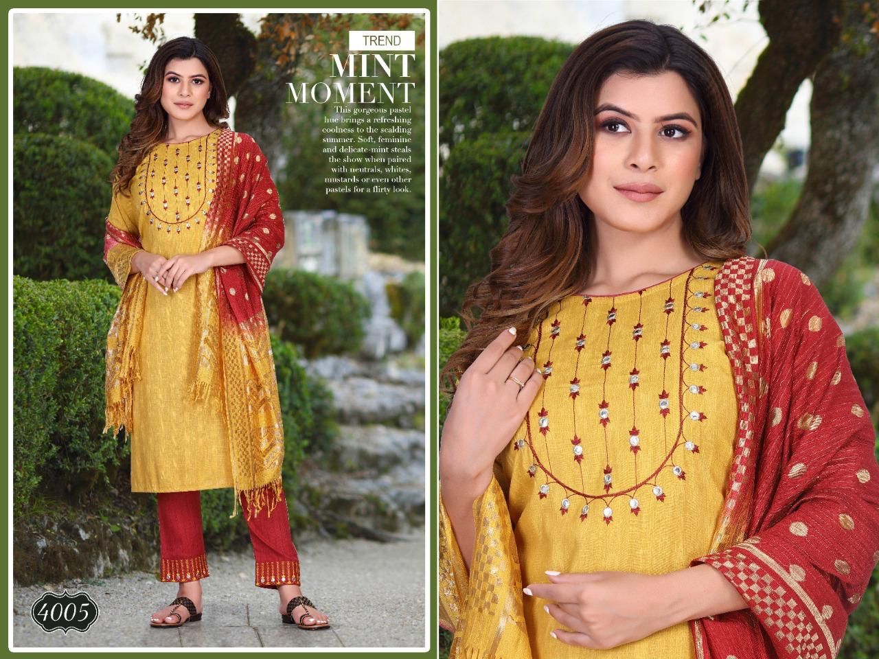 New Glamy 1 Fancy Designer Ethnic Wear Rayon Ready Made Collection